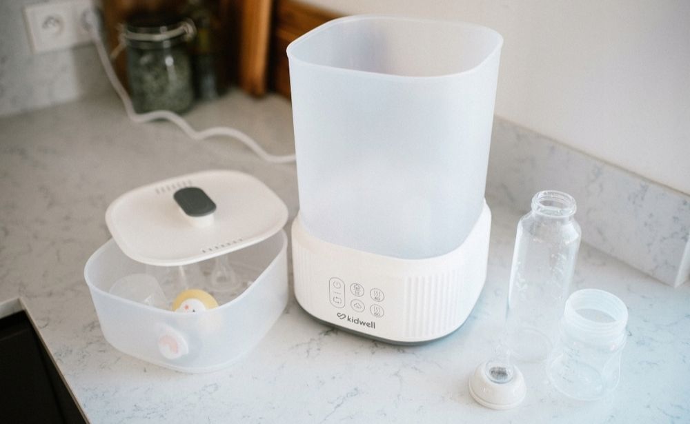 Kidwell STERYLIZATOR do butelek smoczków elektryczny parowy z suszarką