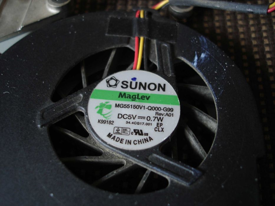 ACER Aspire 5738 5338 MS2264 охлаждение процессор