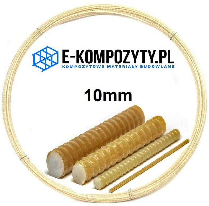 Pręty zbrojeniowe kompozytowe fi 10 mm jak stal 14 mm WYSYŁKA GRATIS