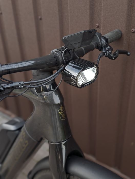 Гравійний електровелосипед carbon Diamant 27.5" 2 батареї 45км/год