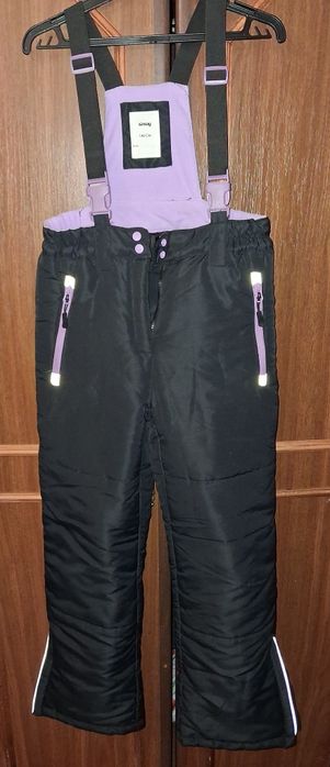 Зимові теплі штани для дівчинки, 140 р