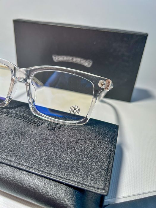 Окуляри Chrome Hearts білі