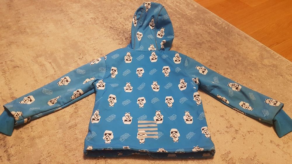 Kurtka, deszczówka, softshell dla dzieci, rozmiar 110, Star Wars