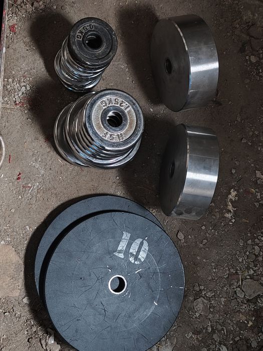 Блини для штанги та грифи ( повний набір)