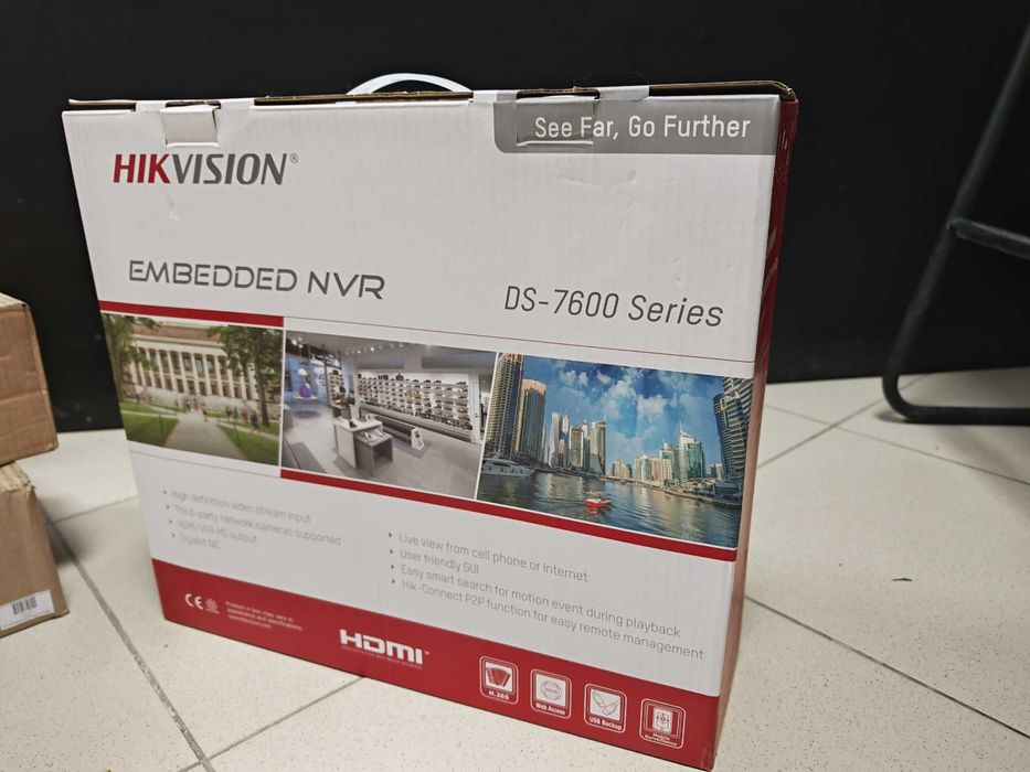IP відеореєстратор з PoE Hikvision DS-7616NI-I2/16P 16-канальний для камер відеонагляду