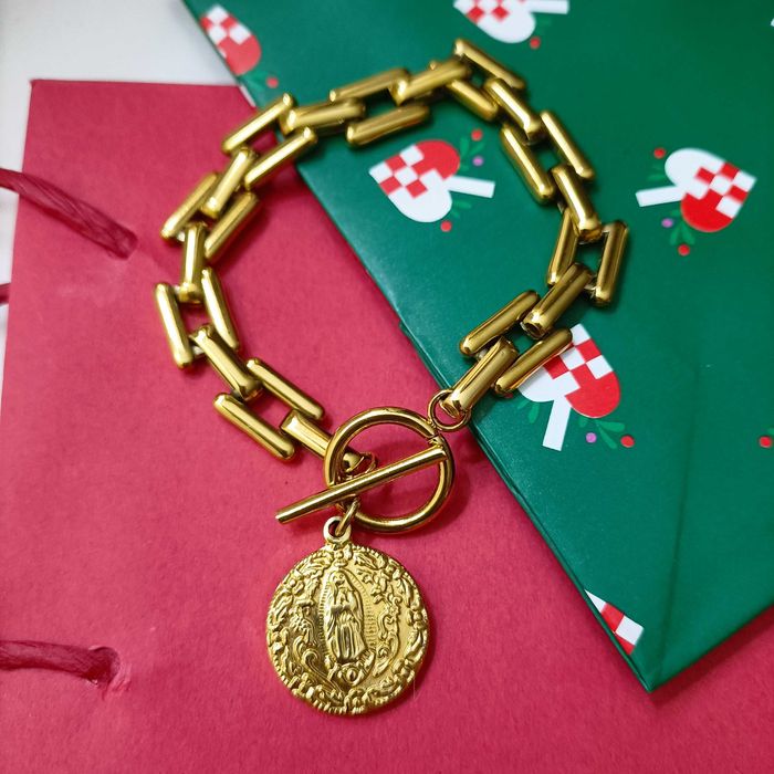 Pulseira com imagem de Nossa Senhora