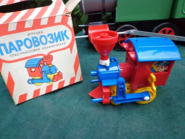 Детская машина. Паровоз дутыш. СССР.