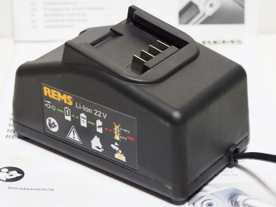 REMS ladowarka 22v li-ion prasa zaciskarka bateria MINI
