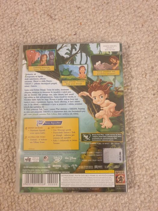 Tarzan 2  bajka Walta Disneya DVD