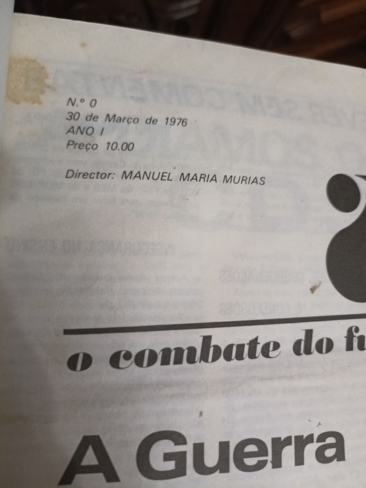 Edição encadernada de Jornal antigo "A Rua"
