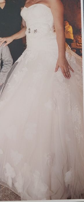 Vestido Noiva como Novo e acessórios