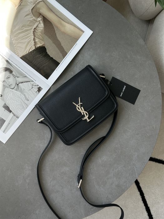 Сумка YSL Yves Saint Laurent Solferino Black Matte/Silver