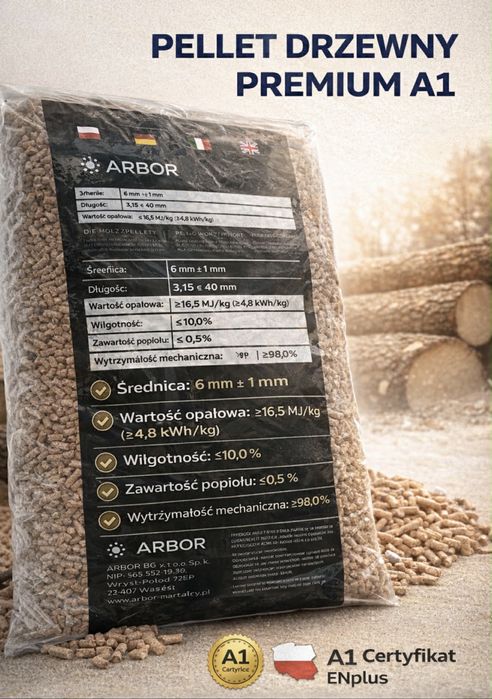 Pellet pelet drzewny arbor dankros bio energy olczyk