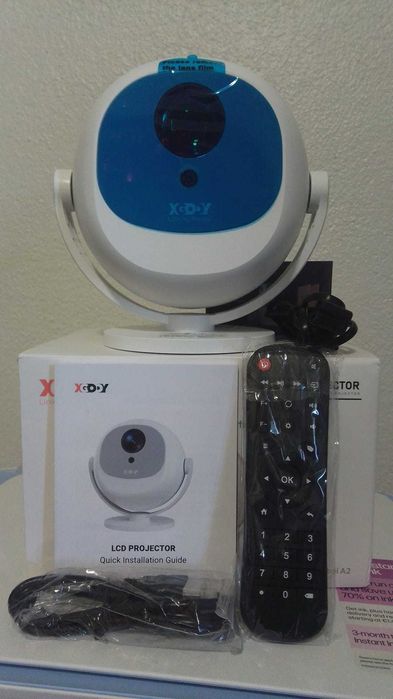 Projetor Full HD WiFi/Bluetooth – XGODY Gimbal A2 | Novo e Testado