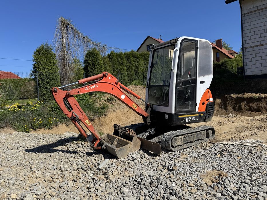 Wynajem Mini Koparki Kubota z operatorem lub bez Krosno Jasło Brzozów