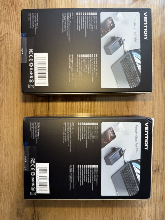 VENTION Power Bank 20000mAh 100W PD | Швидка зарядка | Новий | Оригінал