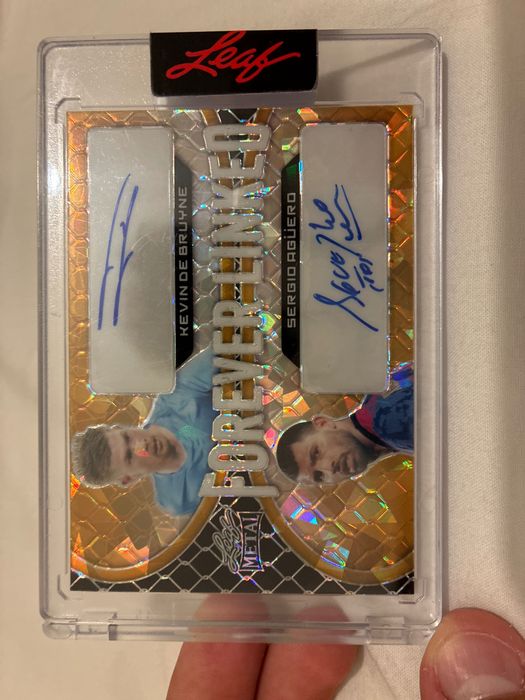 Carta Assinada por Kevin de Bruyne e Sergio Agüero 1/1