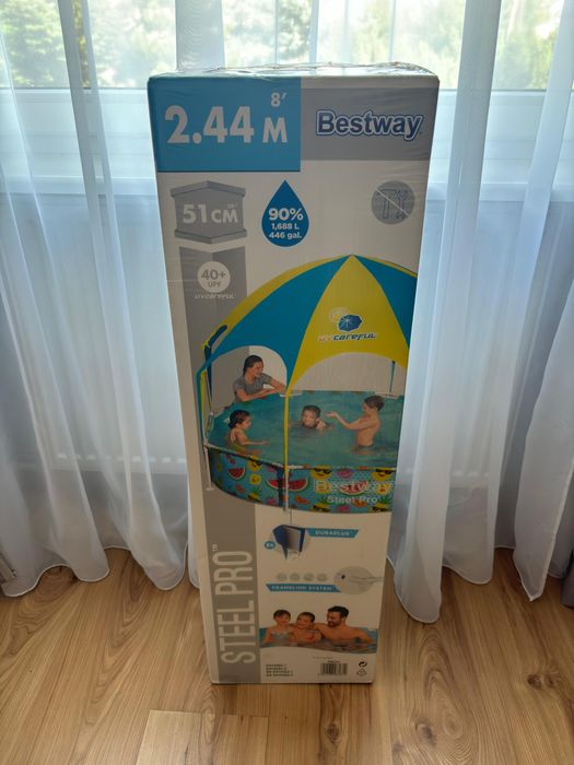 Basen Bestway NOWY! Z daszkiem i natryskiem