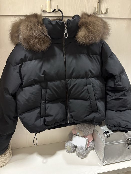 Бомбер куртка zvezda stolici мех песец трансформер