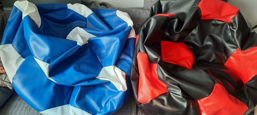 Wielka PUFA ×2 PIŁKA NOŻNA 80x80