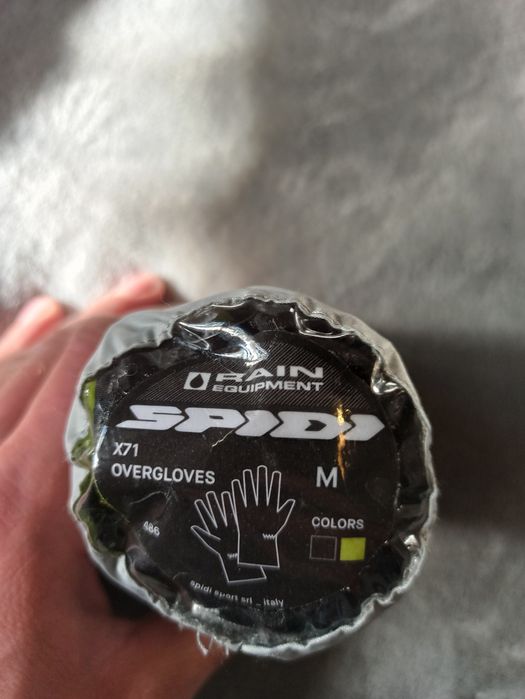 Дощові рукавички Spidi Overgloves Black-Yellow