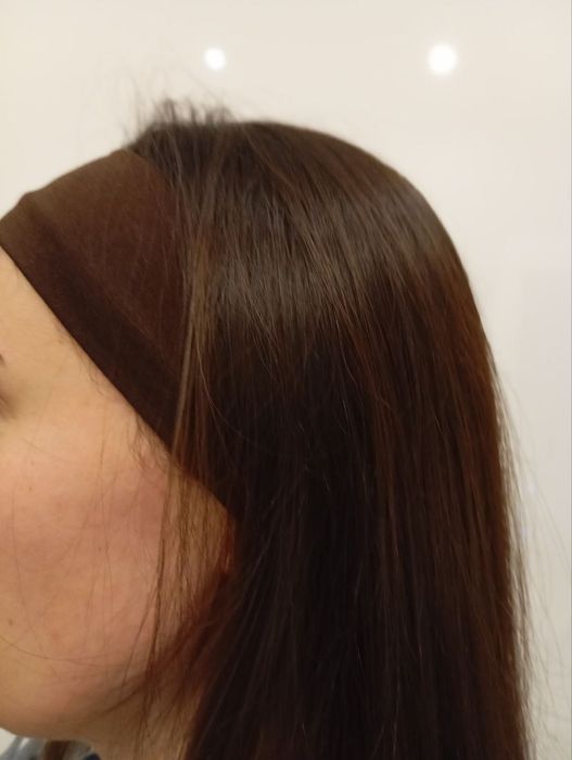 Пов'язка на голову шоколадного кольору