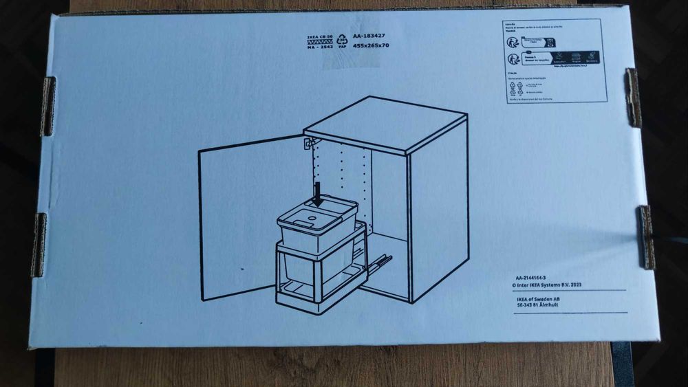 HÅLLBAR Wysuwana rama do sortowania 204.228.53 IKEA