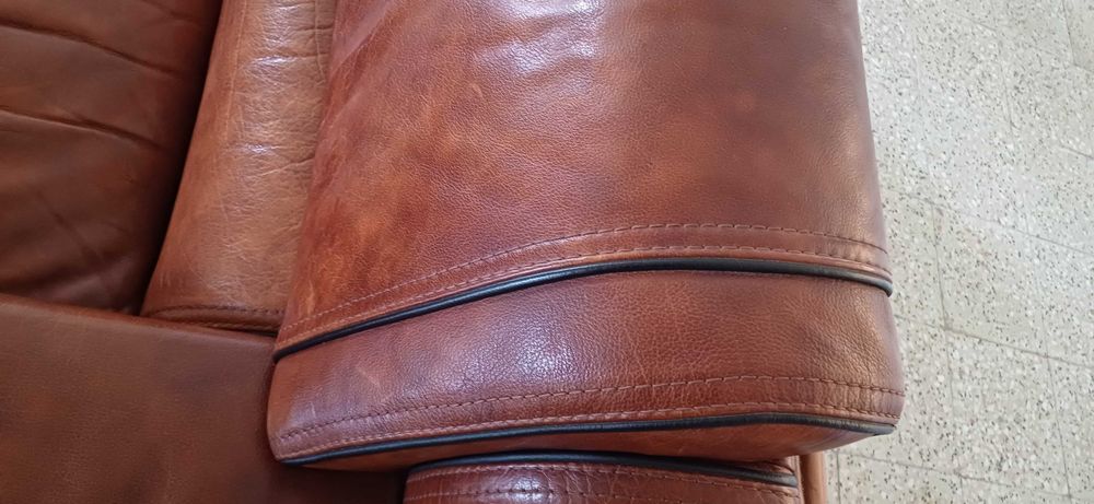 sofás pele de búfalo natural.