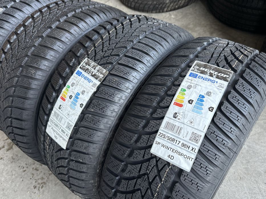 NOWE 225/50/17 DUNLOP Zimowe opony komplet