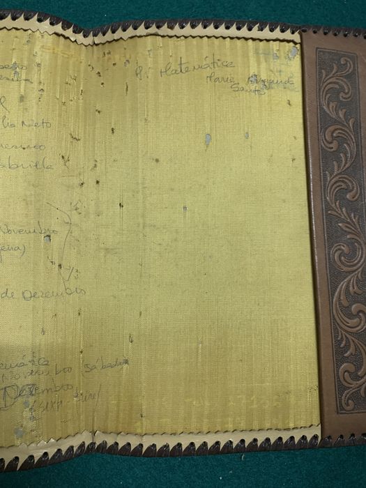 Capa em couro tamanho A5 julio Diniz