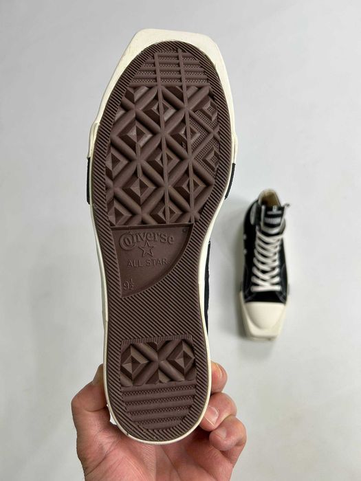 Converse x Rick Owens DRKSHDW TURBODRK black чорні кеди кеды кроссовки