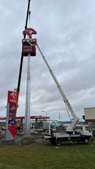 Podnosnik koszowy ,zwyżka - Usługi Świdwin,Drawsko Pomorskie,Bobolice