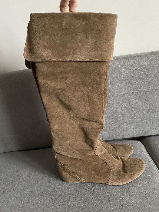 Kozaki skóra zamsz 37-38 Venezia