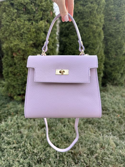 Сумка шкіра Італія Kelly Pinko Puff