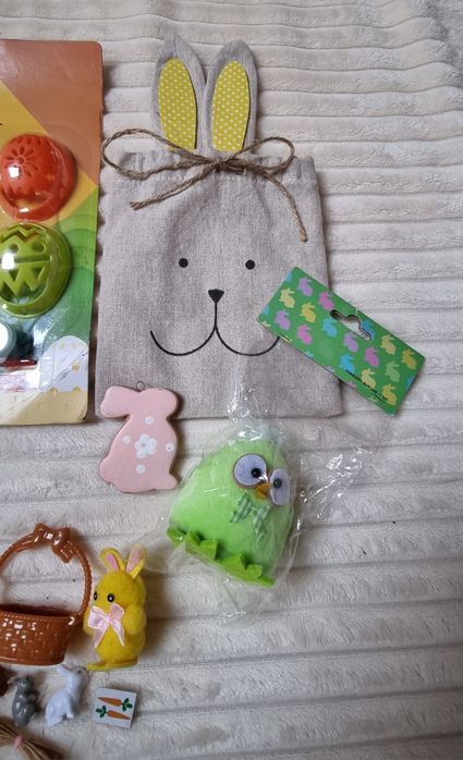 Zestaw kreatywny na Wielkanoc malowanie jajek króliczki