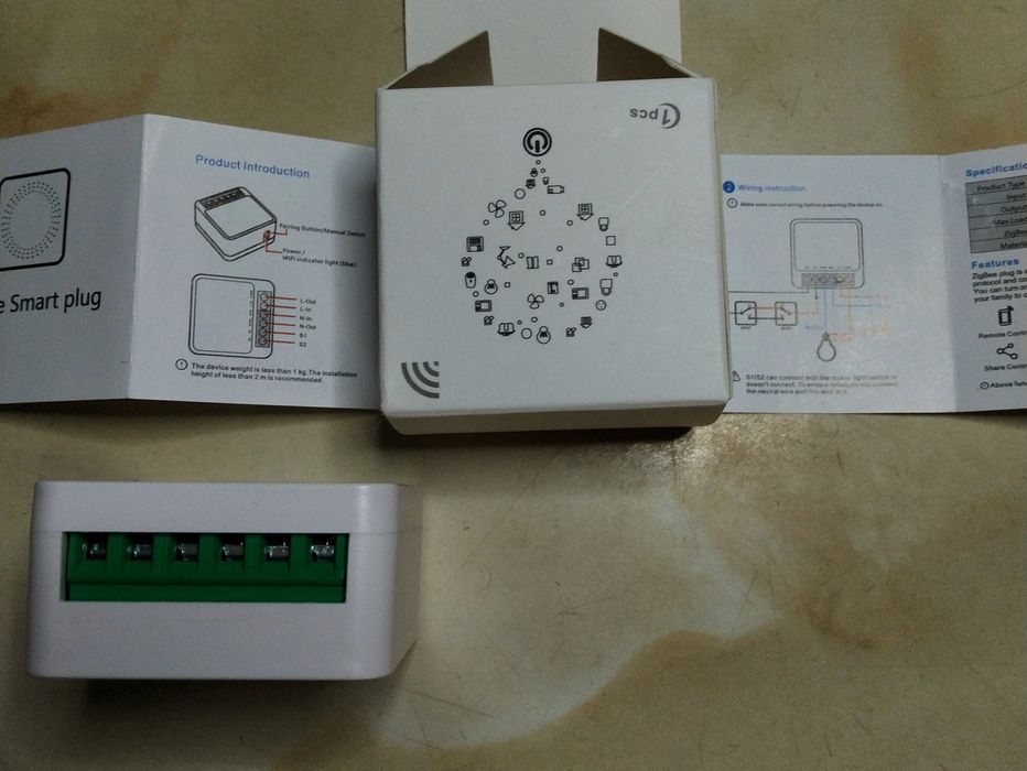 Розумне реле Zigbee Smart Switch, model: BSD17, 16A