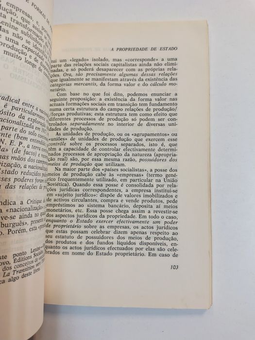 Cálculo económico e formas de propriedade, de Charles Bettelheim