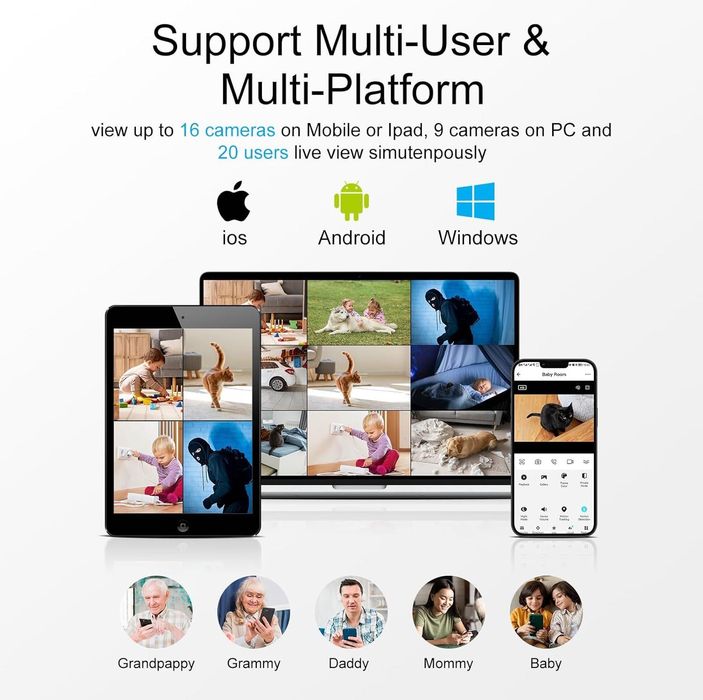 zewnętrzna kamera wodoszczelna, wykrywanie ruchu człowieka