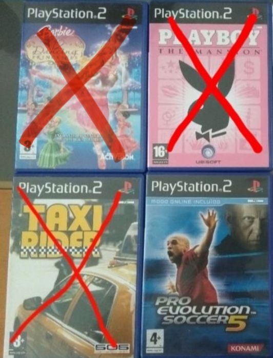 2 Jogos para PS2 e 1 para PC
