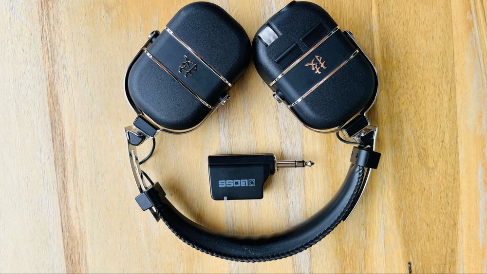 Headphones Boss Waza Air para guitarra elétrica