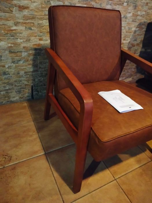 Fotele brązowe stylowe