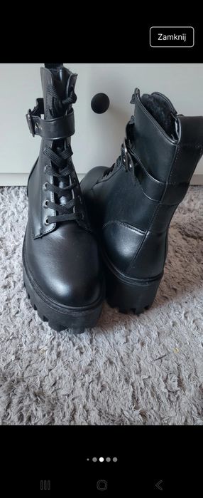 Workery na grubej podeszwie