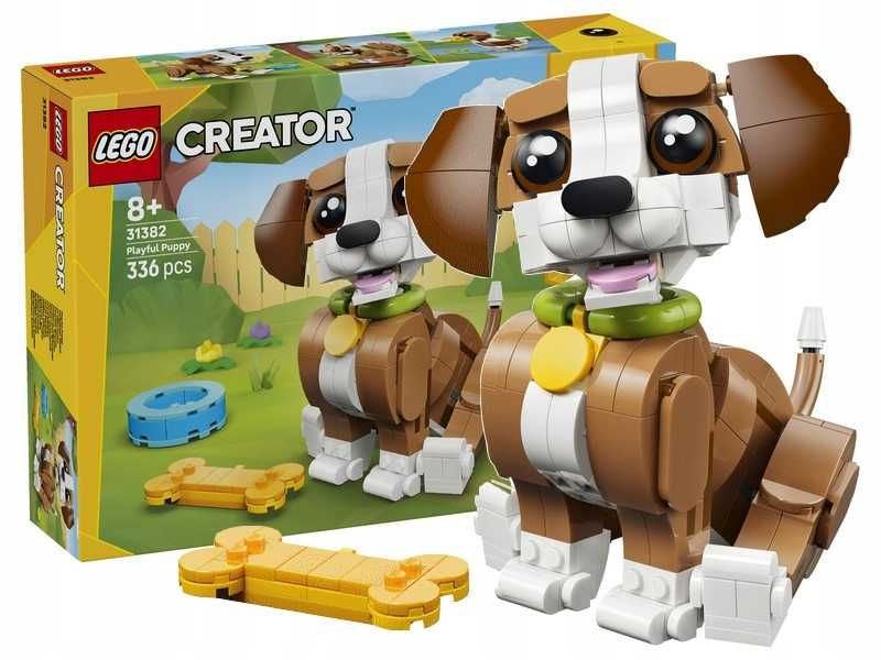 LEGO Creator 3 w 1 31382 Urocze zwierzątka: psotny szczeniaczek