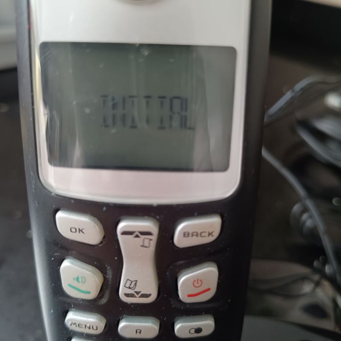 Telefone fixo a funcionar