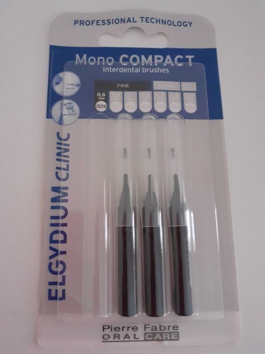 Elgydium Clinic Escovilhão Compact Mono Preto Pack 3