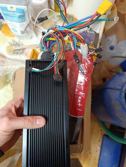Zestaw Sterownik Sine Wave 60A (48V-72V) + Wyświetlacz SW900 E-bike