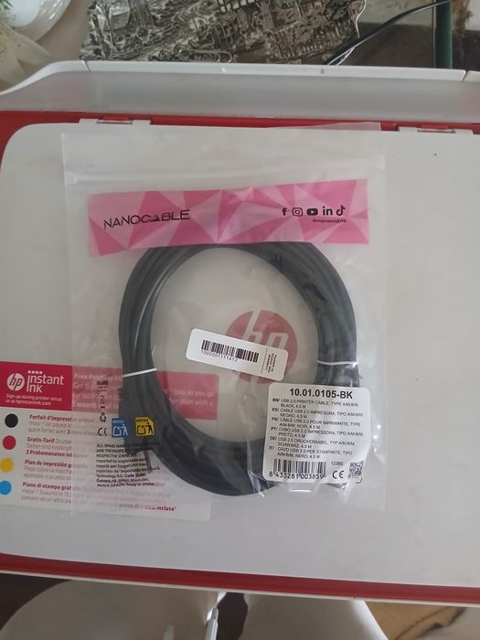 Impressora deskjet hp 2663 wireless + cabo