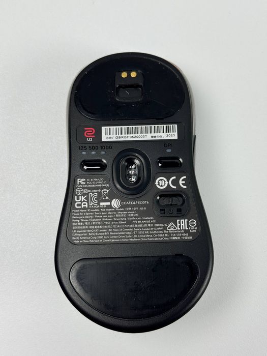 Бездротова ігрова комп'ютерна миша BenQ Zowie U2 Black (U2)