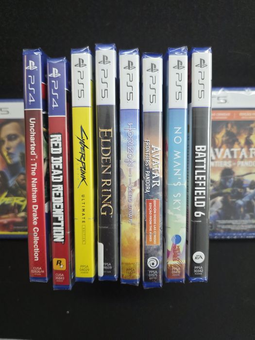PS4 PS5 jogos novos e selados