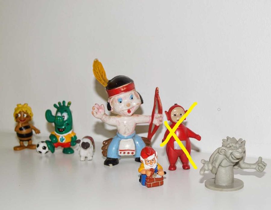 Bonecos Maia Heidi Marretas Majora Taurus Kinder Ferrero